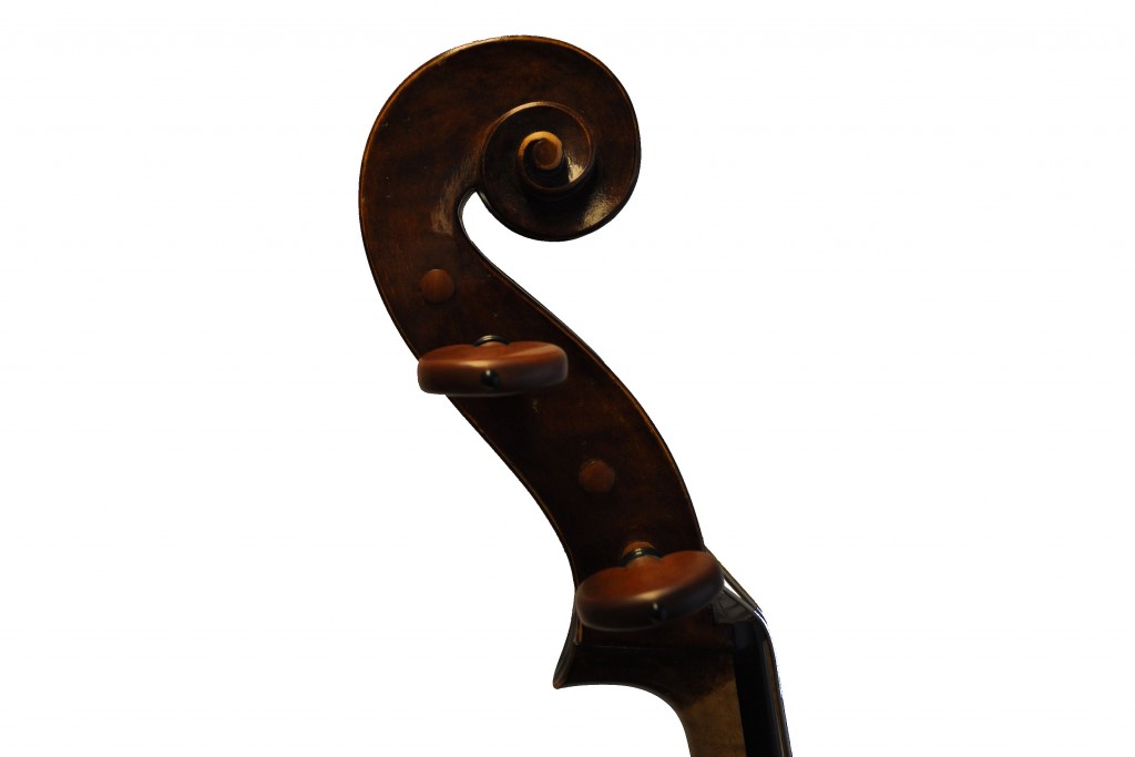 Barockcello nach Sympertus Niggel, Füssen (1778) (verkauft)Niggel-Cello-Schnecke