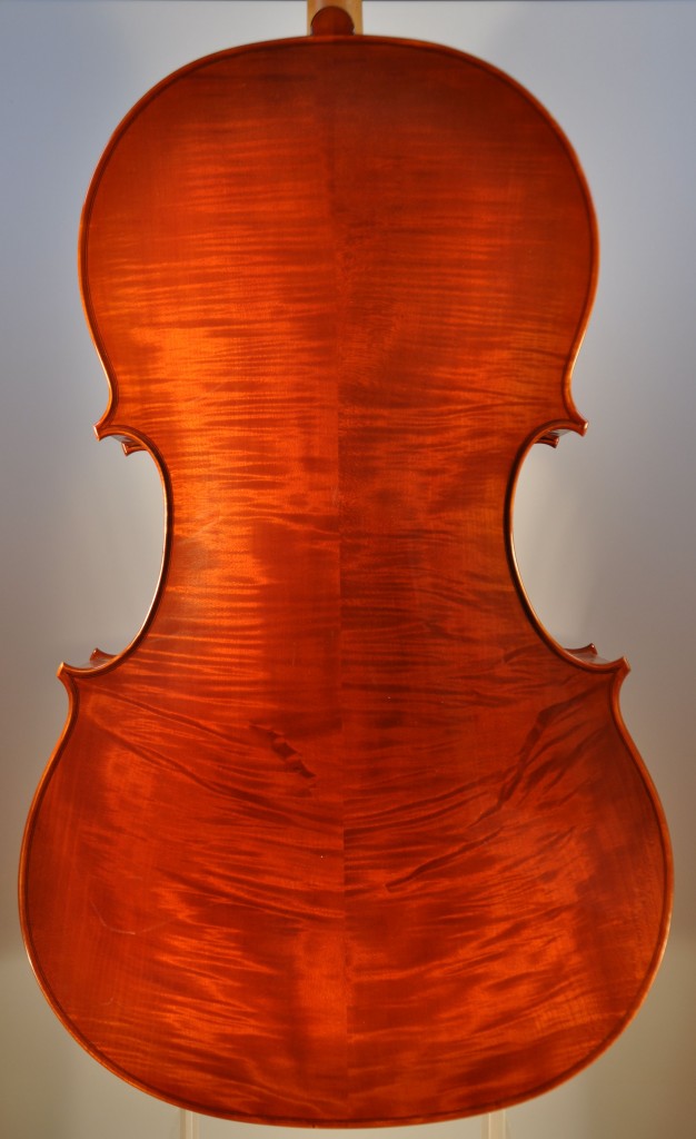 Barockcello, Modell “Gore Booth” A. Stradivari (Michael Hatting, 2009) Boden